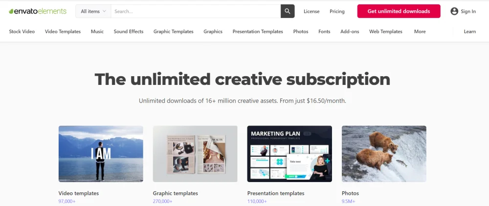 2023 Cyber Monday Deal for Envato Elements