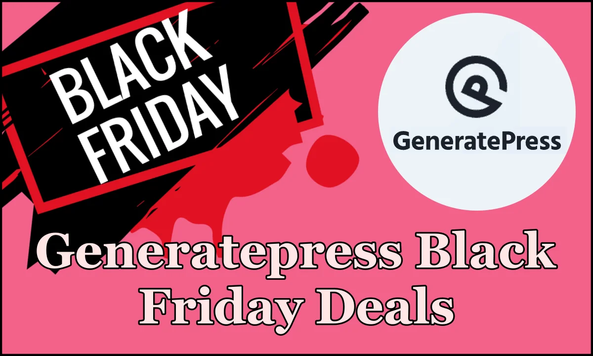 Generatepress Black Friday