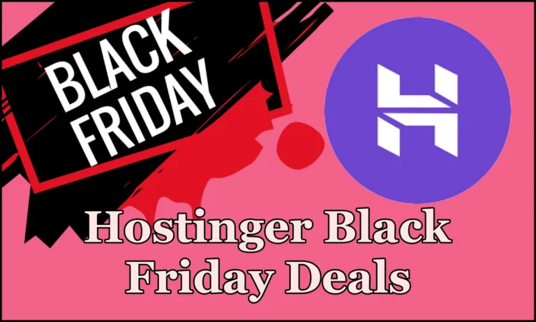 Hostinger Black Friday Deals